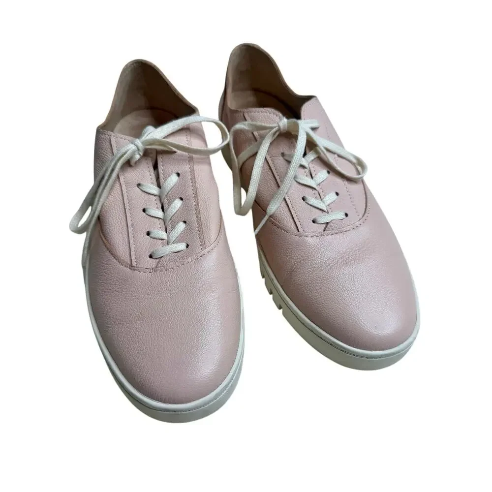 VIONIC Women's 9.5 Callie Lace Up Sneaker Comfort Walking Shoes Cameo Rose Pink